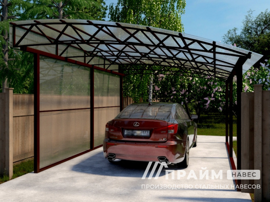 Пристройка навес для машины №43 - фото 567