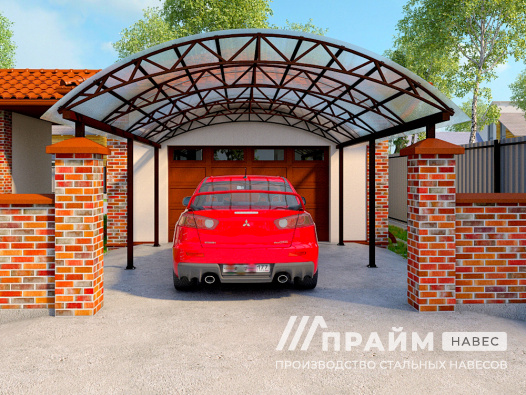 Навес под автомобиль №24 - фото 527